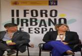 La alcaldesa, Noelia Arroyo, en el II Foro Urbano de España