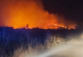 Incendio en Las Matildes.