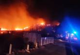 Incendio en Las Matildes.