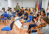 Joven Orquesta de Cartagena en el Centro Juvenil de Canteras.