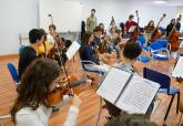 Joven Orquesta de Cartagena en el Centro Juvenil de Canteras.