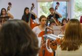 Joven Orquesta de Cartagena en el Centro Juvenil de Canteras.