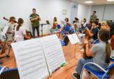 Joven Orquesta de Cartagena en el Centro Juvenil de Canteras.