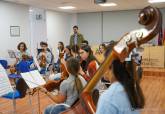Joven Orquesta de Cartagena en el Centro Juvenil de Canteras.