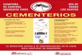 Consejos mosquitos cementerios Todos Los Santos.