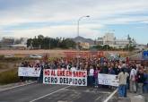 Protesta en Sabic.