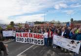 Protesta en Sabic.