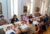 Celebracin del Consejo de Administracin de Cartagena Puerta de Culturas, que ha estado presidida por la alcaldesa, Noelia Arroyo, este lunes, 30 de octubre