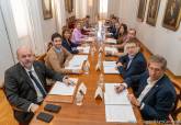 Celebracin del Consejo de Administracin de Cartagena Puerta de Culturas, que ha estado presidida por la alcaldesa, Noelia Arroyo, este lunes, 30 de octubre
