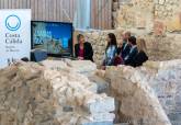  La alcaldesa junto a la Consejera de Turismo han presentado la nueva campaa de emisin de bonos tursticos en el Museo del foro romano de Cartagena