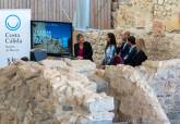  La alcaldesa junto a la Consejera de Turismo han presentado la nueva campaña de emisión de bonos turísticos en el Museo del foro romano de Cartagena