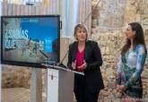  La alcaldesa junto a la Consejera de Turismo han presentado la nueva campaa de emisin de bonos tursticos en el Museo del foro romano de Cartagena