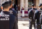 Polica Local de Cartagena, nombramiento nuevos agentes y patrn San Leandro.