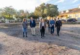 Imagen de archivo de la alcaldesa visitando los terrenos del nuevo cuartel de la Polica Local de Los Dolores