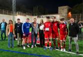 Inauguracin campo de ftbol de csped artificial en barriada Villalba. 