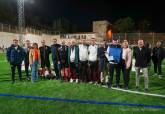 Inauguracin campo de ftbol de csped artificial en barriada Villalba. 
