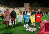 Inauguracin campo de ftbol de csped artificial en barriada Villalba. 
