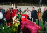 Inauguracin campo de ftbol de csped artificial en barriada Villalba. 