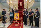 Entrega de llaves de Cartagena y reproduccin de la bandera de combate del submarino Isaac Peral a la dotacin del S81.