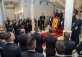 Entrega de llaves de Cartagena y reproduccin de la bandera de combate del submarino Isaac Peral a la dotacin del S81.