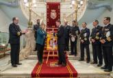 Entrega de llaves de Cartagena y reproduccin de la bandera de combate del submarino Isaac Peral a la dotacin del S81.
