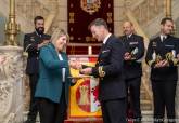 Entrega de llaves de Cartagena y reproducción de la bandera de combate del submarino Isaac Peral a la dotación del S81.