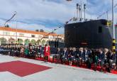 Imagen en el acto de la entrega a la armada del submarino S-81