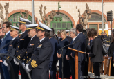 Imagen en el acto de la entrega a la armada del submarino S-81