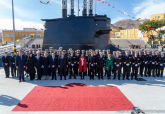 Imagen en el acto de la entrega a la armada del submarino S-81