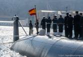 Imagen en el acto de la entrega a la armada del submarino S-81