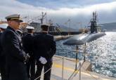 Imagen en el acto de la entrega a la armada del submarino S-81