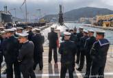 Imagen en el acto de la entrega a la armada del submarino S-81