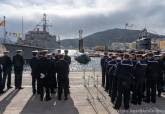 Imagen en el acto de la entrega a la armada del submarino S-81