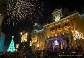 Encendido de las luces de Navidad en Cartagena e inauguracin del Beln Municipal