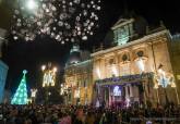 Encendido de las luces de Navidad en Cartagena e inauguracin del Beln Municipal