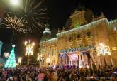 Encendido de las luces de Navidad en Cartagena e inauguracin del Beln Municipal