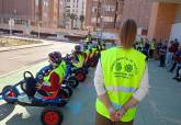 Alumnos del Hispania en el Parque de Educaci�n Vial con la ESPAC