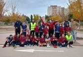 Alumnos del Hispania en el Parque de Educaci�n Vial con la ESPAC