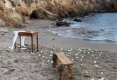 Primera boda celebrada en la playa de Cala Cortina