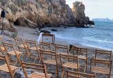 Primera boda celebrada en la playa de Cala Cortina