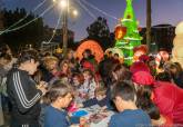 Apertura del Espacio Sueña en Navidad en la Plaza de España