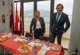 Desayuno de la Autoridad Portuaria de Cartagena con la presencia de la alcaldesa, Noelia Arroyo.