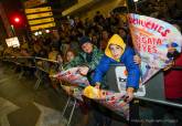 La cabalgata de los Reyes Magos ms eficiente llena de ilusin las calles de Cartagena