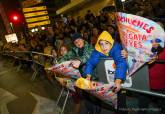 La cabalgata de los Reyes Magos más eficiente llena de ilusión las calles de Cartagena