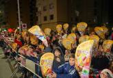 La cabalgata de los Reyes Magos ms eficiente llena de ilusin las calles de Cartagena