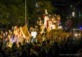 La cabalgata de los Reyes Magos ms eficiente llena de ilusin las calles de Cartagena