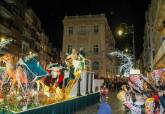 La cabalgata de los Reyes Magos más eficiente llena de ilusión las calles de Cartagena