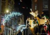 La cabalgata de los Reyes Magos más eficiente llena de ilusión las calles de Cartagena