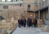 Teatro Romano de Cartagena, visitas al prtico.