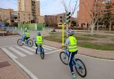 Alumnos del Patronato Sagrado Coraz�n en el Parque de Educaci�n Vial
